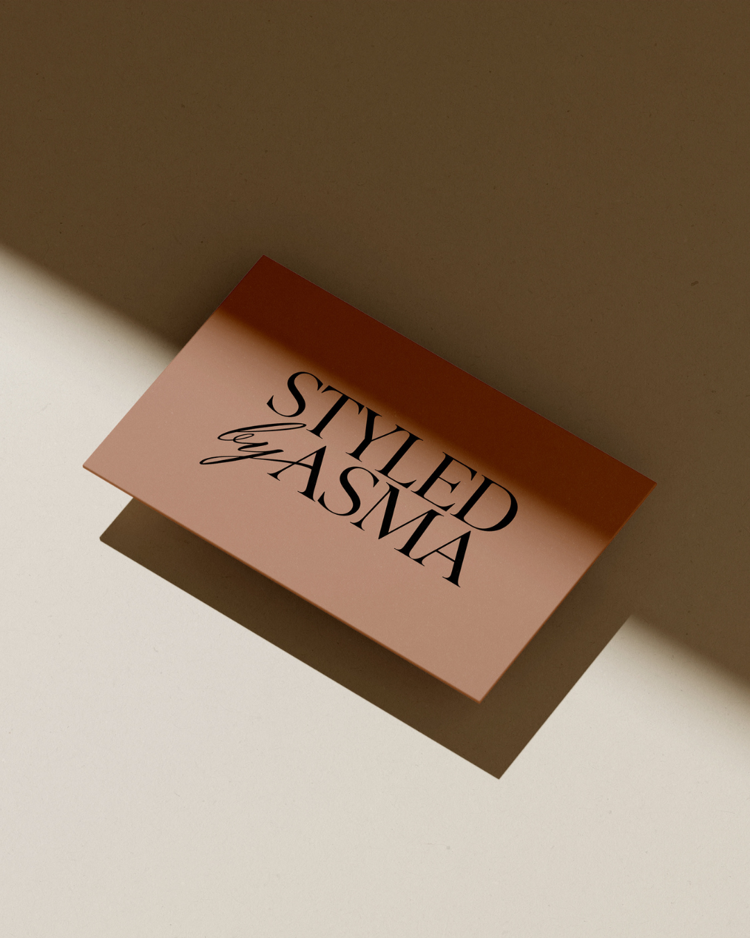 business card for personal stylists